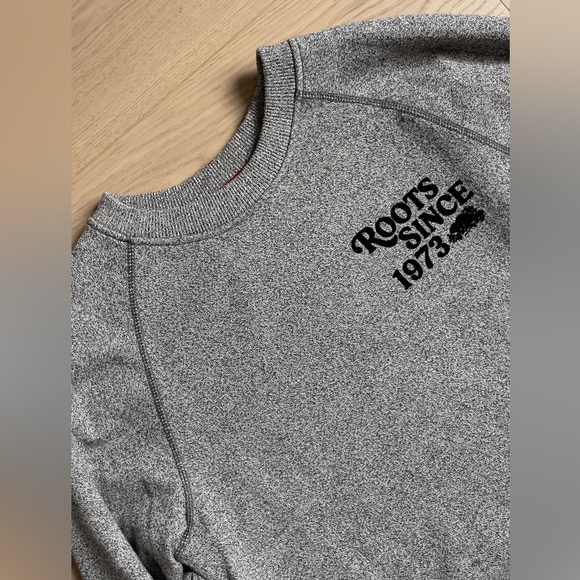 Roots Cabin Relaxed Crew Sweatshirt, Size S - Picture 3 of 4